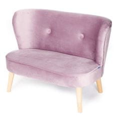 Drewex Dětská Retro pohovka sofa - tmavě růžová