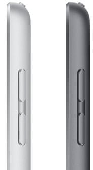 iPad 2021 Cellular  Smart Keyboard plné velikosti, recyklovaný hliník, štíhlý profil, lehký, pevný, odolný