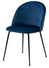 Intesi Židle Louise tmavě modrá