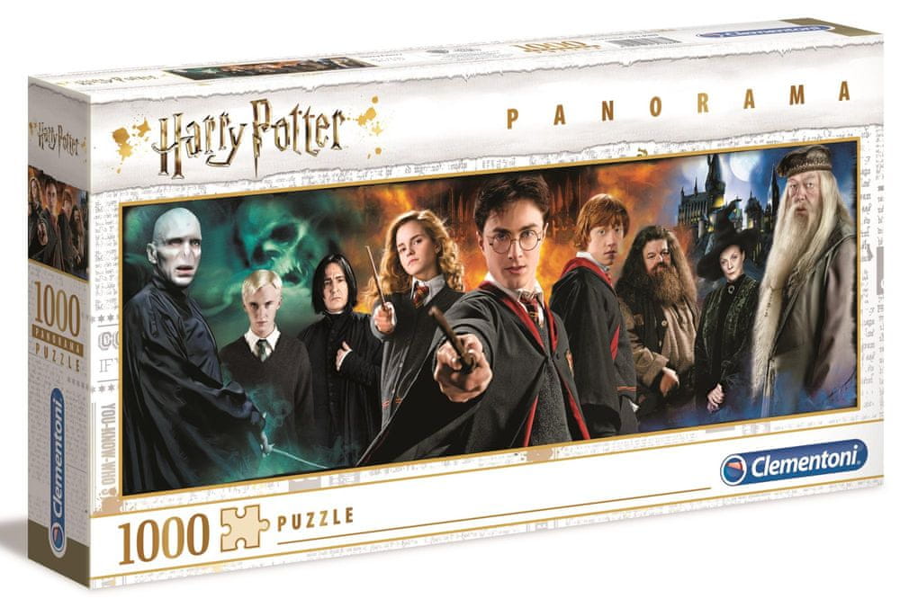 Levně Clementoni Panoramatické puzzle Harry Potter 1000 dílků