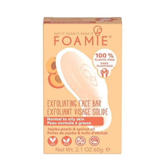 Foamie Čisticí pleťová péče s exfoliačním efektem (Exfoliating Cleansing Face Bar) 60 g
