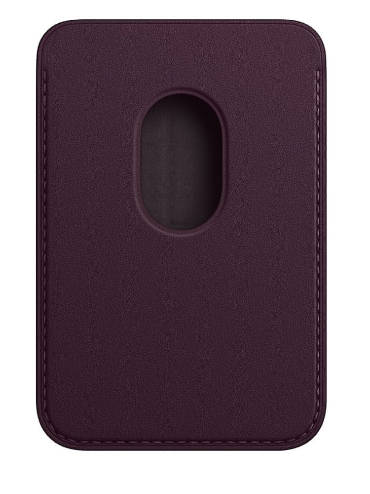 Apple iPhone Leather Wallet with MagSafe - Dark Cherry MM0T3ZM/A - rozbaleno