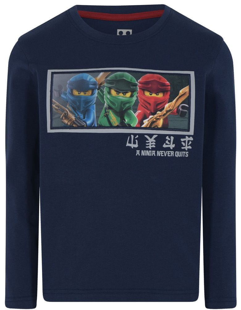 LEGO Wear chlapecké tričko Ninjago LW-12010287 tmavě modrá 140
