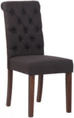 BHM Germany Jídelní židle Lisburn, textil, černá