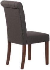 BHM Germany Jídelní židle Lisburn, textil, tmavě šedá