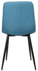 BHM Germany Jídelní židle Tilde, textil, modrá