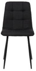 BHM Germany Jídelní židle Tilde, textil, černá