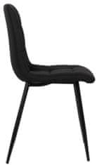 BHM Germany Jídelní židle Tilde, textil, černá