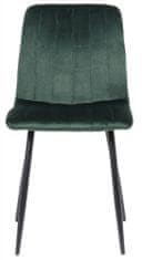BHM Germany Jídelní židle Dijon, samet, zelená