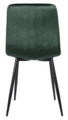 BHM Germany Jídelní židle Dijon, samet, zelená