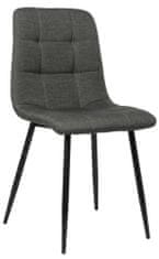 BHM Germany Jídelní židle Tilde, textil, tmavě šedá