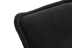 BHM Germany Barová židle Madison, textil, černá