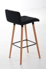 BHM Germany Barová židle Lincoln, textil, černá