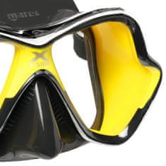 Mares Maska X-Vision Chrome Liquidskin černá/žlutá