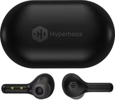  apró fülbe helyezhető fülhallgató connect hyperbass bass gomb 15h üzemidő egy töltésre  Bluetooth töltődoboz handsfree mikrofon 