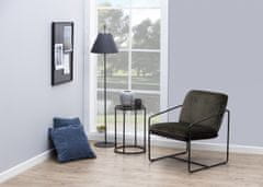 Design Scandinavia Odkládací stolek Seaford, 55 cm, černá