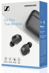 Sennheiser CX Plus True Wireless, černá