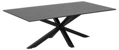 Design Scandinavia Konferenční stolek Heaven, 130 cm, černá