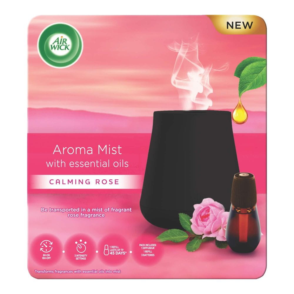 Air wick aroma difuzér + náplň - svůdná vůně růže