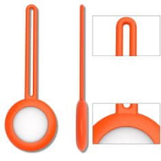 MG Keychain silikonový kryt na Apple AirTag, oranžový