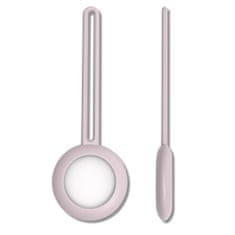 MG Keychain silikonový kryt na Apple AirTag, růžový