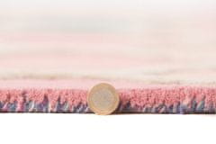 Flair Ručně všívaný kusový koberec Illusion Rosella Pink/Blue kruh 160x160 (průměr) kruh