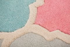 Flair Ručně všívaný kusový koberec Illusion Rosella Pink/Blue 80x150