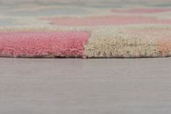 Flair Ručně všívaný kusový koberec Illusion Rosella Pink/Blue kruh 160x160 (průměr) kruh