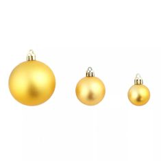 Timeless Tools 112 ks-ová sada vánočních ozdob ve více barvách - zlatá