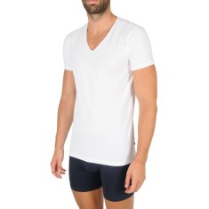 Levis 2PACK pánské tričko V-neck bílé (905056001 300) - velikost L