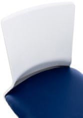 BHM Germany Kancelářská židle Apolda, syntetická kůže, modrá