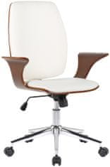 BHM Germany Kancelářská židle Burbank, ořech / bílá