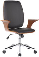 BHM Germany Kancelářská židle Burbank, ořech / černá
