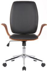 BHM Germany Kancelářská židle Burbank, ořech / černá