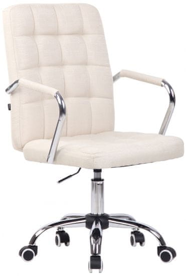 BHM Germany Kancelářská židle Terni, textil, krémová