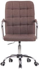 BHM Germany Kancelářská židle Terni, textil, hnědá