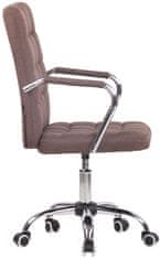 BHM Germany Kancelářská židle Terni, textil, hnědá