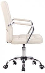 BHM Germany Kancelářská židle Terni, textil, krémová