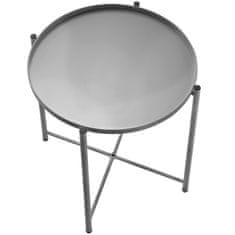 tectake Odkládací stolek Chester 45,5x45,5x53cm - šedá