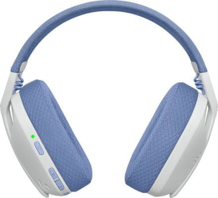 Logitech G435 profesionální herní sluchátka, integrované mikrofony certifikace Discord bezdrátová PC konzole telefon hudba hry virtuální prostorový zvuk 
