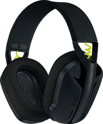 Logitech G435 professzionális gamer fejhallgató integrált mikrofon Discord tanúsítás vezeték nélküli PC konzol telefon zene játékok virtuális térhangzás