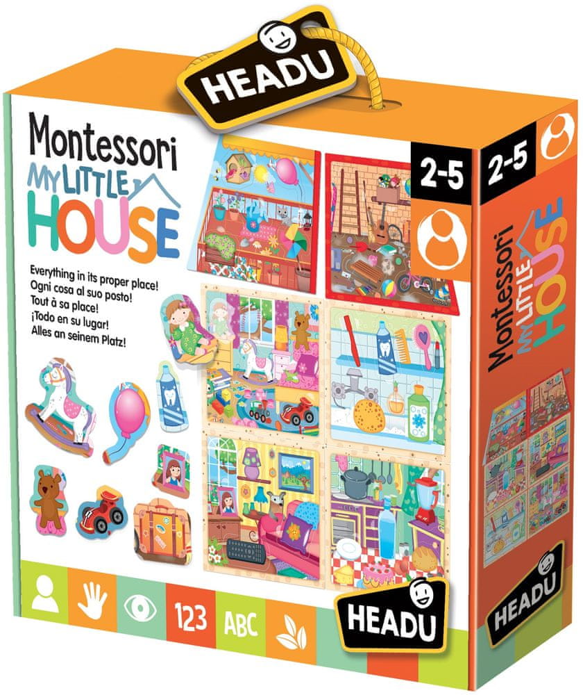 Levně Headu Montessori - Můj domeček - rozbaleno