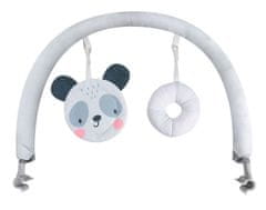 MoMi - Vibrující lehátko s melodiemi GLOSSY panda bouncer
