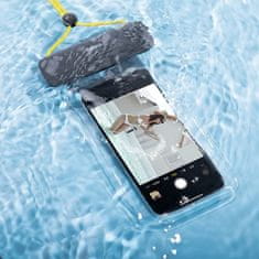 BASEUS Waterproof vodotěsné pouzdro na mobil 7.2'', bílé