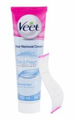 Veet 100ml silk & fresh sensitive skin, depilační přípravek