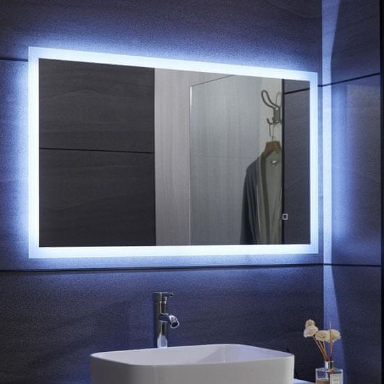 shumee Aquamarin Koupelnové LED zrcadlo, 80 x 60 cm