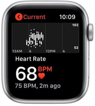 Inteligentné hodinky Apple Watch SE MKNY3HC/A pre behanie EKG sledovanie tepu srdcová činnosť monitorovanie aktivity notifikácie