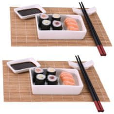 Excellent Houseware Sada na servírování sushi pro 2 osoby 12 kusů