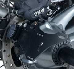 R&G racing držák SPZ, BMW R NINE T - boční montáž, s podsedlovým rámem, černá