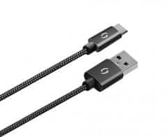 Aligator Chytrá nabíječka do auta 3.4A, 2xUSB, smart IC, černá, USB-C kabel